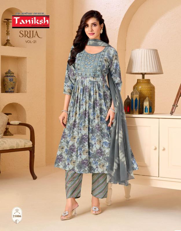 Taniksh srija vol 21 wholesale kurtis and palazzo set
